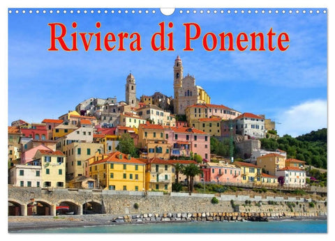 Riviera di Ponente (Wandkalender 2026 DIN A3 quer), CALVENDO Monatskalender
