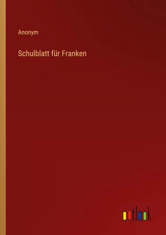 Schulblatt für Franken