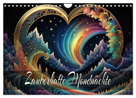 Zauberhafte Mondnächte (Wandkalender 2027 DIN A4 quer), CALVENDO Monatskalender