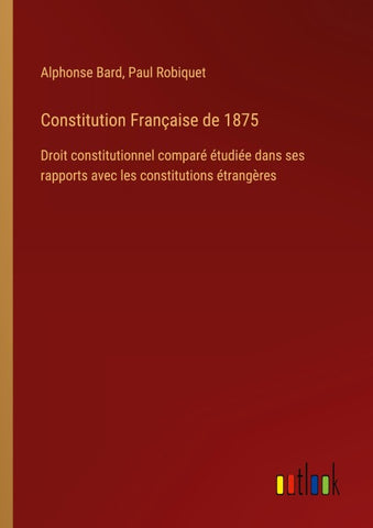 Constitution Française de 1875