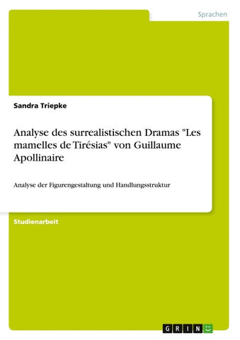 Analyse des surrealistischen Dramas "Les mamelles de Tirésias" von Guillaume Apollinaire