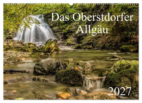 Das Oberstdorfer Allgäu (Wandkalender 2027 DIN A2 quer), CALVENDO Monatskalender