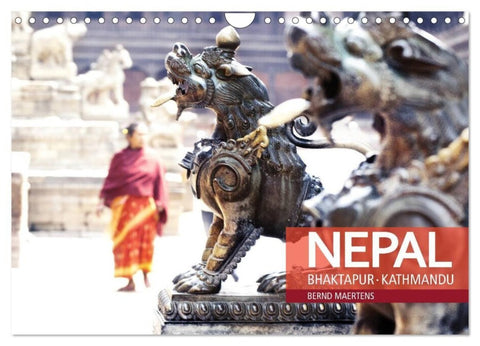 NEPAL Bhaktapur Kathmandu (Wandkalender 2027 DIN A4 quer), CALVENDO Monatskalender