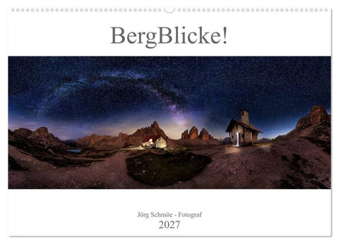 BergBlicke! (Wandkalender 2027 DIN A2 quer), CALVENDO Monatskalender