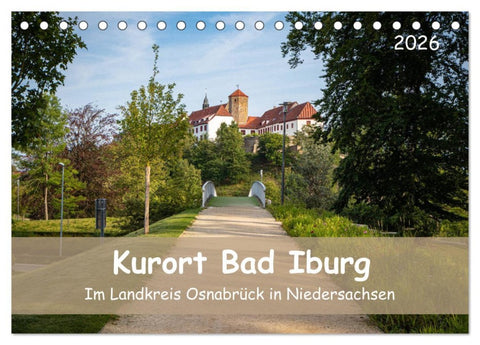Kurort Bad Iburg (Tischkalender 2026 DIN A5 quer), CALVENDO Monatskalender