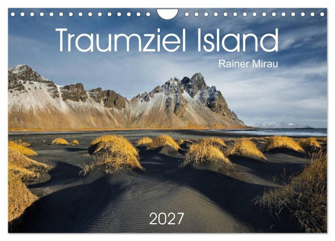 Traumziel Island 2027 (Wandkalender 2027 DIN A4 quer), CALVENDO Monatskalender