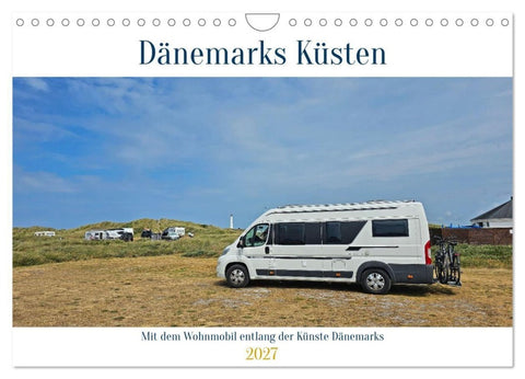 Mit dem Wohnmobil entlang der Küste Dänemarks (Wandkalender 2027 DIN A4 quer), CALVENDO Monatskalender