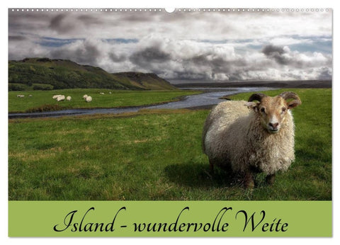Island - wundervolle Weite (Wandkalender 2026 DIN A2 quer), CALVENDO Monatskalender