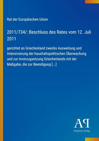 2011/734/: Beschluss des Rates vom 12. Juli 2011