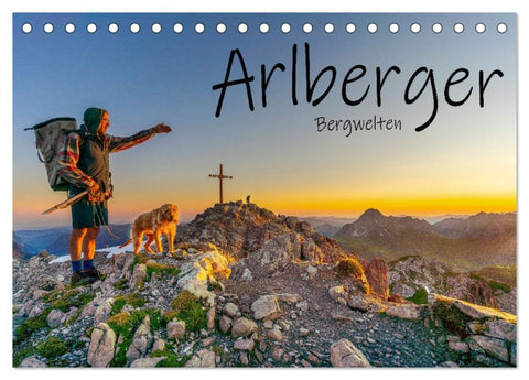 Arlberger Bergwelten (Tischkalender 2027 DIN A5 quer), CALVENDO Monatskalender