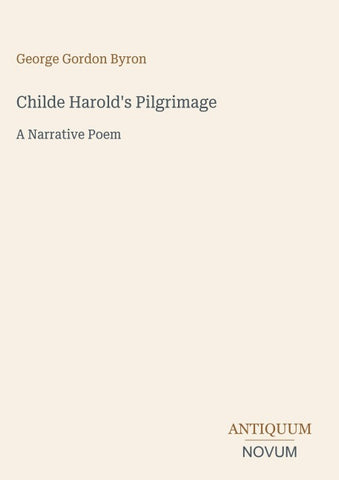 Childe Harold's Pilgrimage