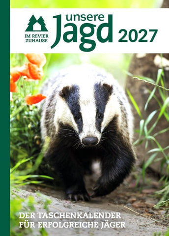 Taschenkalender UNSERE JAGD 2027