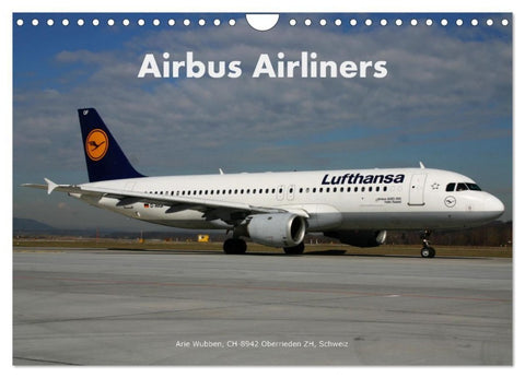 Airbus Airliners (Wandkalender 2027 DIN A4 quer), CALVENDO Monatskalender