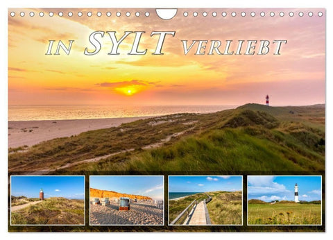 IN SYLT VERLIEBT (Wandkalender 2027 DIN A4 quer), CALVENDO Monatskalender