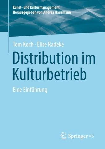 Distribution im Kulturbetrieb