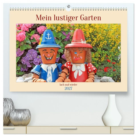 Mein Lustiger Garten, lach mal wieder (hochwertiger Premium Wandkalender 2027 DIN A2 quer), Kunstdruck in Hochglanz