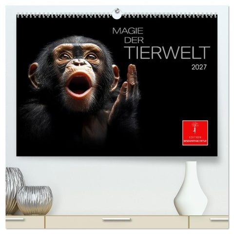 Magie der Tierwelt (hochwertiger Premium Wandkalender 2027 DIN A2 quer), Kunstdruck in Hochglanz