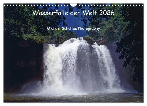 Wasserfälle der Welt 2026 (Wandkalender 2026 DIN A3 quer), CALVENDO Monatskalender