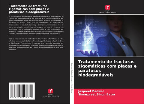 Tratamento de fracturas zigomáticas com placas e parafusos biodegradáveis