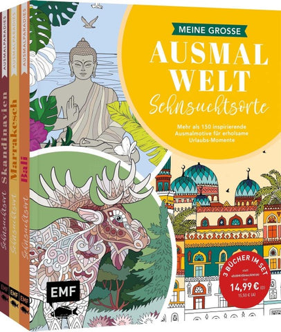 Meine große Ausmalwelt – Sehnsuchtsorte