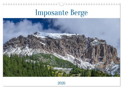 Imposante Berge (Wandkalender 2026 DIN A3 quer), CALVENDO Monatskalender