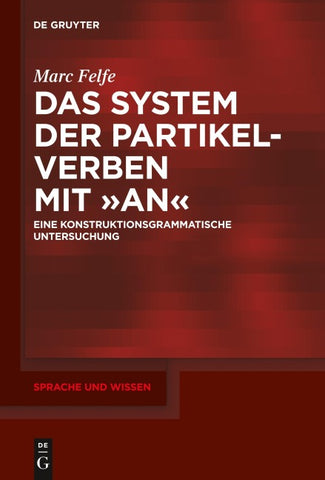 Das System der Partikelverben mit „an“