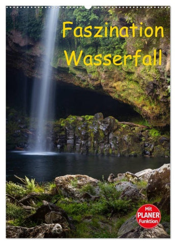 Faszination Wasserfall (Wandkalender 2027 DIN A2 hoch), CALVENDO Monatskalender