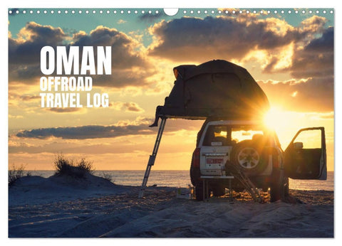 OMAN Offroad Travel Log (Wandkalender 2026 DIN A3 quer), CALVENDO Monatskalender