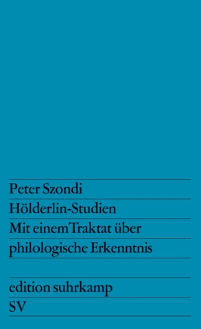 Hölderlin-Studien