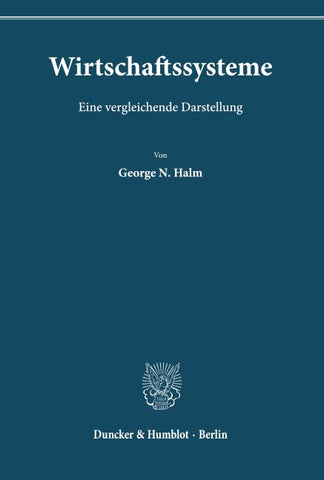 Wirtschaftssysteme.