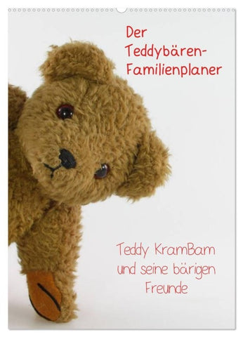 Der Teddybären-Familienplaner (Wandkalender 2027 DIN A2 hoch), CALVENDO Monatskalender