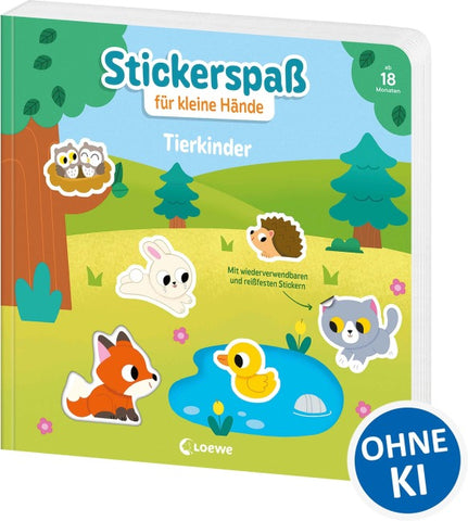 Stickerspaß für kleine Hände - Tierkinder