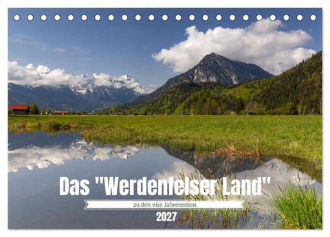 Werdenfelser Land (Tischkalender 2027 DIN A5 quer), CALVENDO Monatskalender