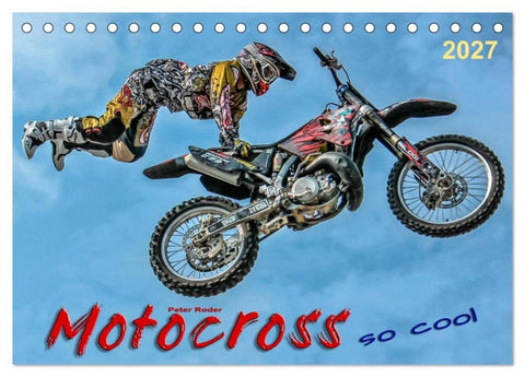 Motocross - so cool (Tischkalender 2027 DIN A5 quer), CALVENDO Monatskalender