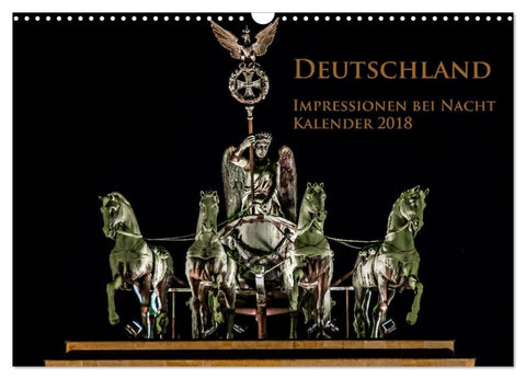 Deutschland Impressionen bei Nacht (Wandkalender 2026 DIN A3 quer), CALVENDO Monatskalender