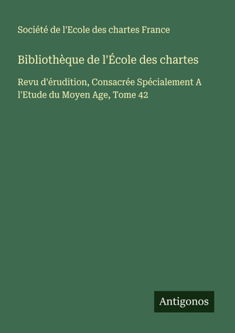 Bibliothèque de l'École des chartes