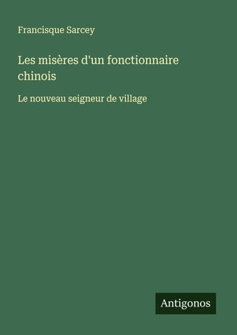 Les misères d'un fonctionnaire chinois