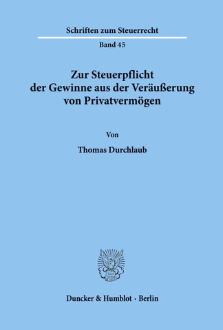 Zur Steuerpflicht der Gewinne aus der Veräußerung von Privatvermögen.