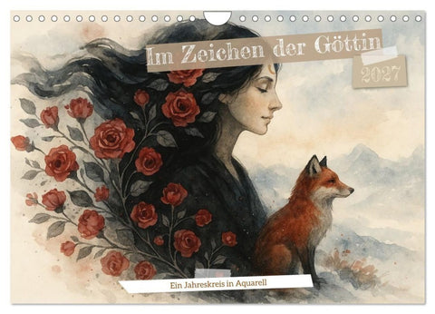 Im Zeichen der Göttin (Wandkalender 2027 DIN A4 quer), CALVENDO Monatskalender
