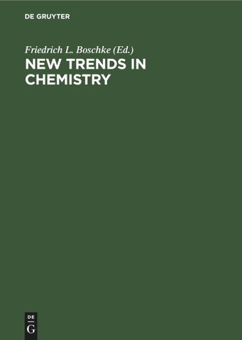 New Trends in Chemistry