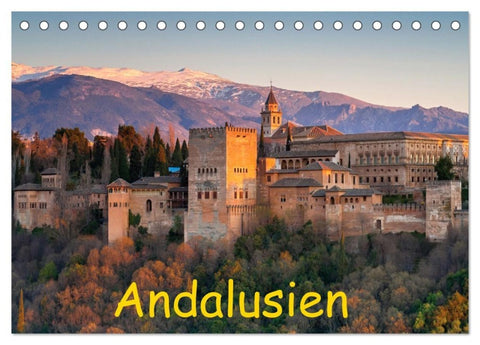 Andalusien - Spanien (Tischkalender 2027 DIN A5 quer), CALVENDO Monatskalender