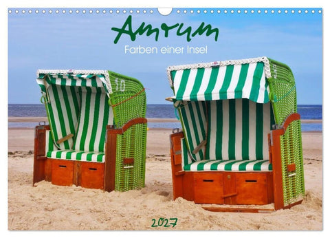 Amrum - Farben einer Insel (Wandkalender 2027 DIN A3 quer), CALVENDO Monatskalender