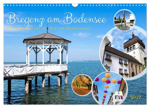 Bregenz am Bodensee (Wandkalender 2027 DIN A3 quer), CALVENDO Monatskalender