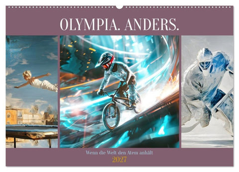 Olympia. Anders. (Wandkalender 2027 DIN A2 quer), CALVENDO Monatskalender