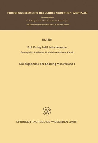 Die Ergebnisse der Bohrung Münsterland 1