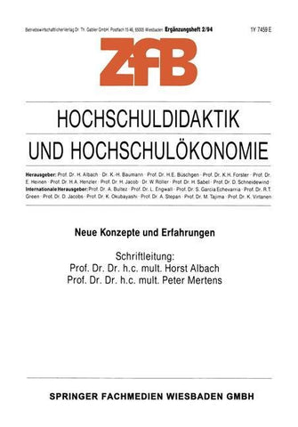 Hochschuldidaktik und Hochschulökonomie