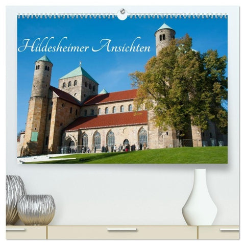 Hildesheimer Ansichten (hochwertiger Premium Wandkalender 2027 DIN A2 quer), Kunstdruck in Hochglanz