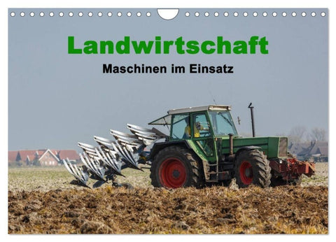 Landwirtschaft - Maschinen im Einsatz (Wandkalender 2027 DIN A4 quer), CALVENDO Monatskalender