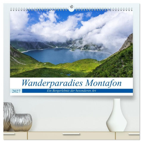Wanderparadies Montafon (hochwertiger Premium Wandkalender 2027 DIN A2 quer), Kunstdruck in Hochglanz