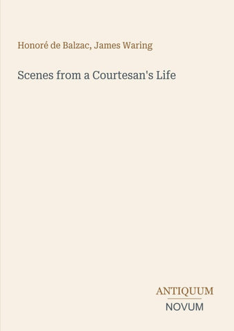 Scenes from a Courtesan's Life